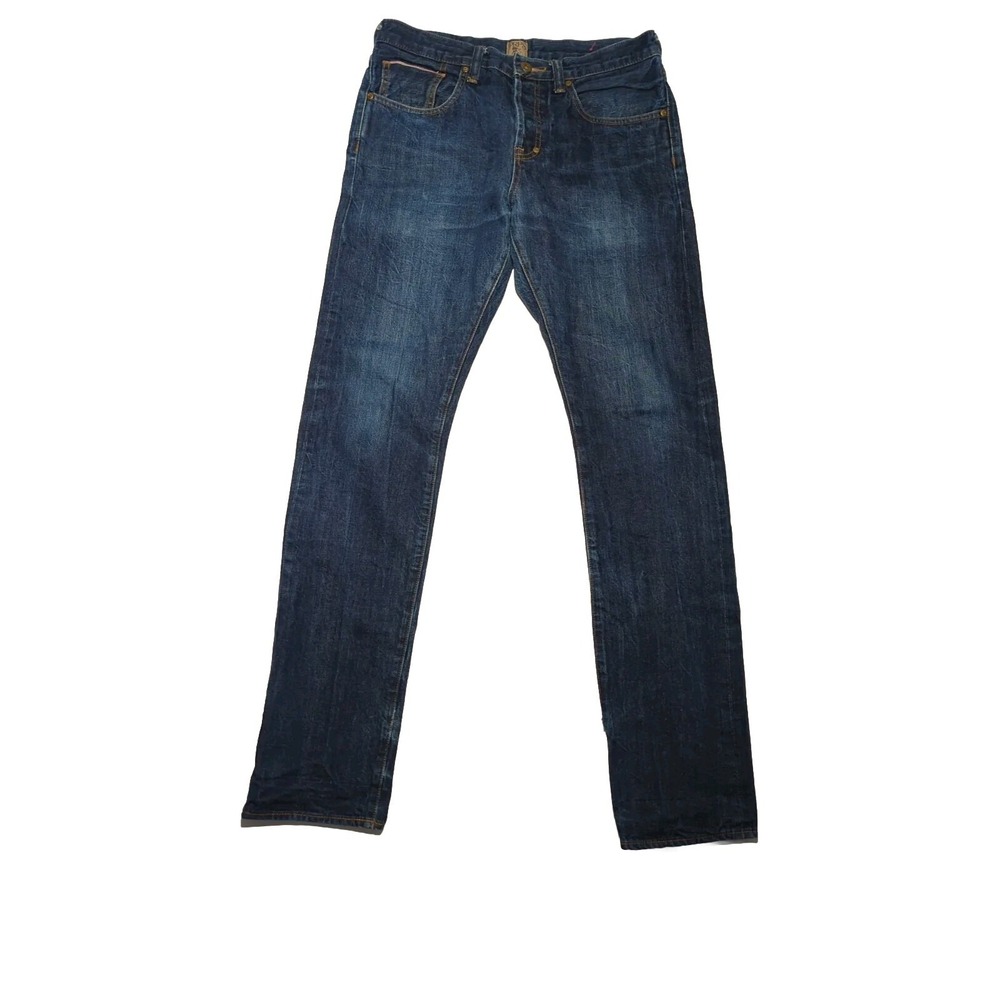 PRPS Jeans Donwan Harrell Mens 32x34 Button Fly Dark Wash Selvaged